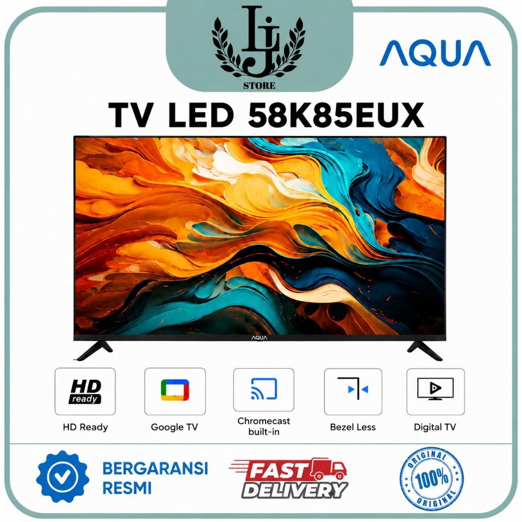 TV LED AQUA GOOGLE TV 58K85EUX/70K85EU LED Aqua 58 Inch  Google TV AQUA