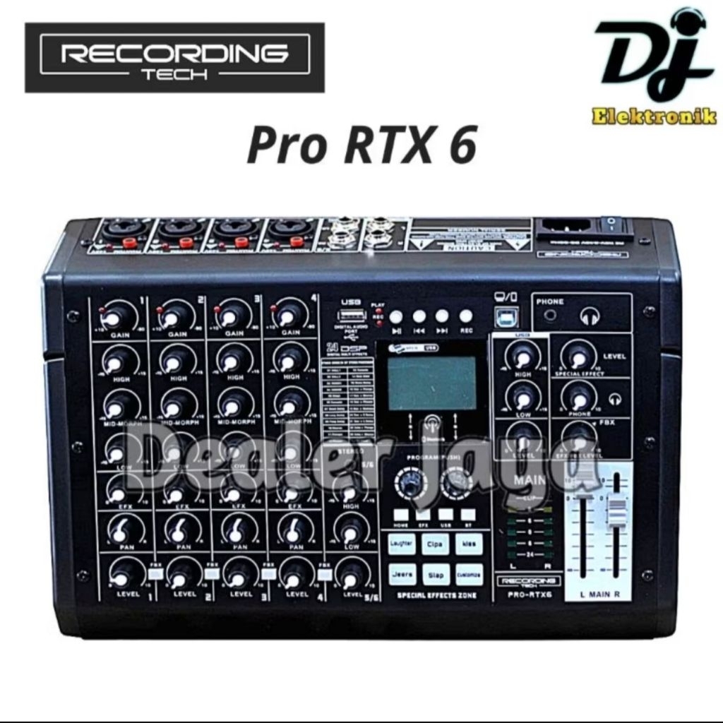 Mixer Recording Tech PRO RTX 6