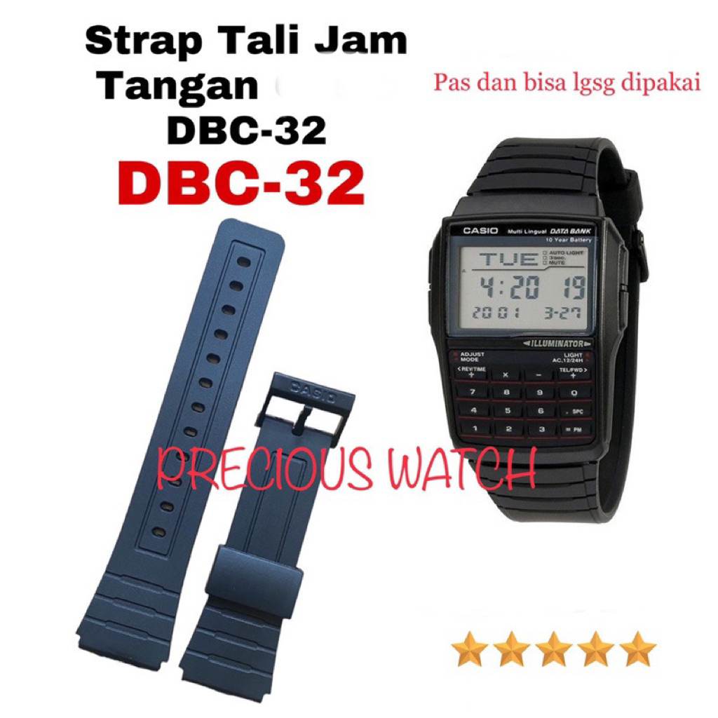 Tali Jam Tangan  Databank  DBC32 DBC 32 DBC-32 DBC62 DBC 62 DBC150 DBC 150 DBC-150 DBC30 DBC 30 DBC8