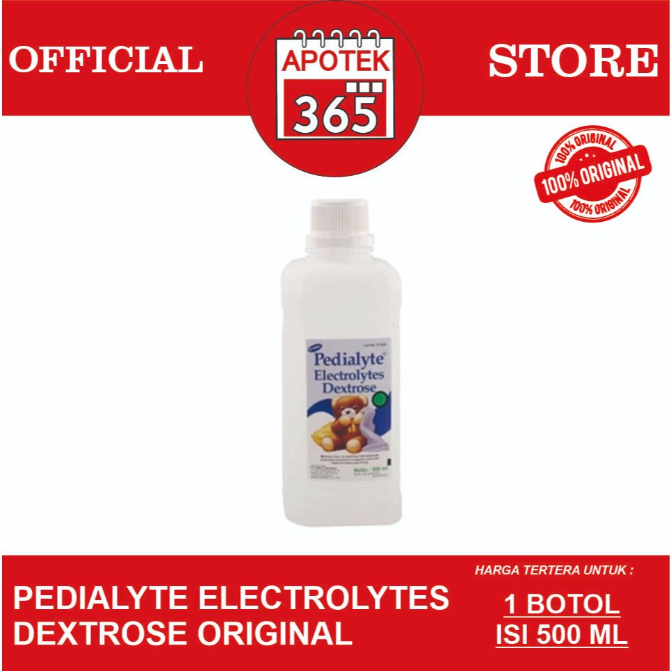 PEDIALYTE ELECTROLYTES DEXTROSE ORIGINAL 500 ML APOTEK 365 AFFANDI