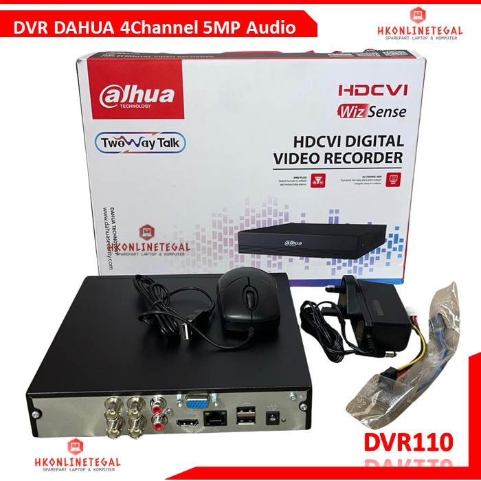 DVR DAHUA 4Channel 5MP Audio