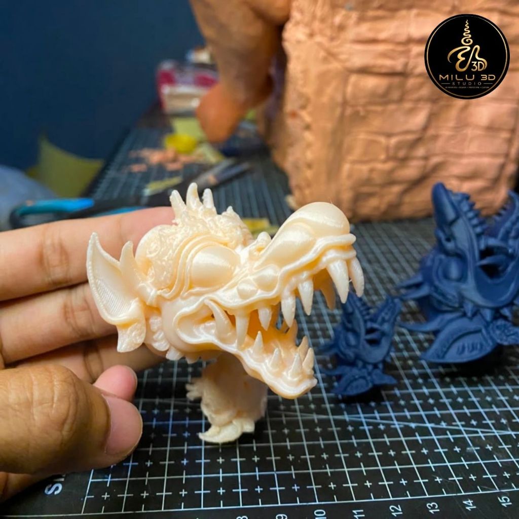 Kepala Tapel Layangan Janggan Kuir Bali PLA+ 3D Print Ringan Tahan Lama