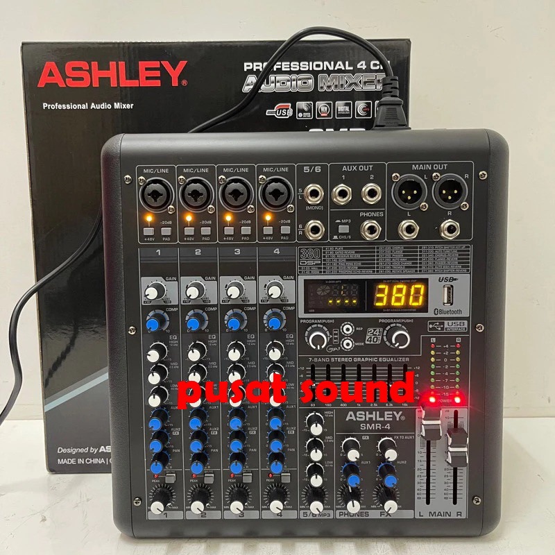 mixer ashley smr4 original 4 channel bluetooth Ashley Smr 4