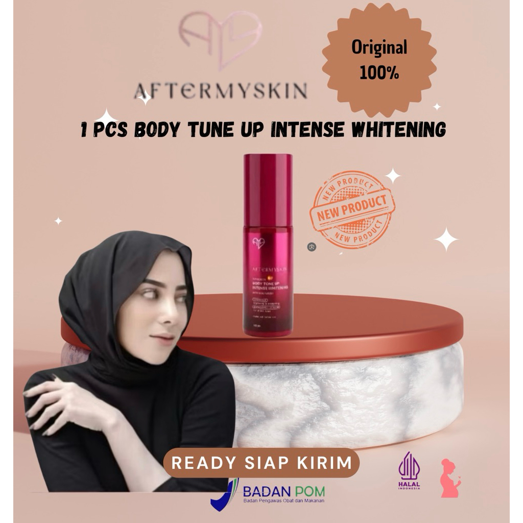 Aftermyskin lotion body tune up intense whitening