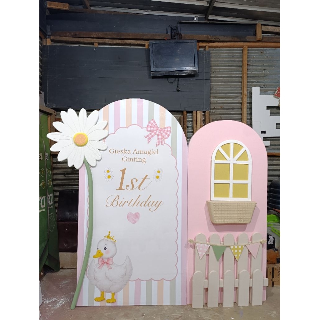 Link custom/Backdrop custom Styrofoam anak/Backdrop/Pesta/Lamaran/ulang tahun anak Styrofoam