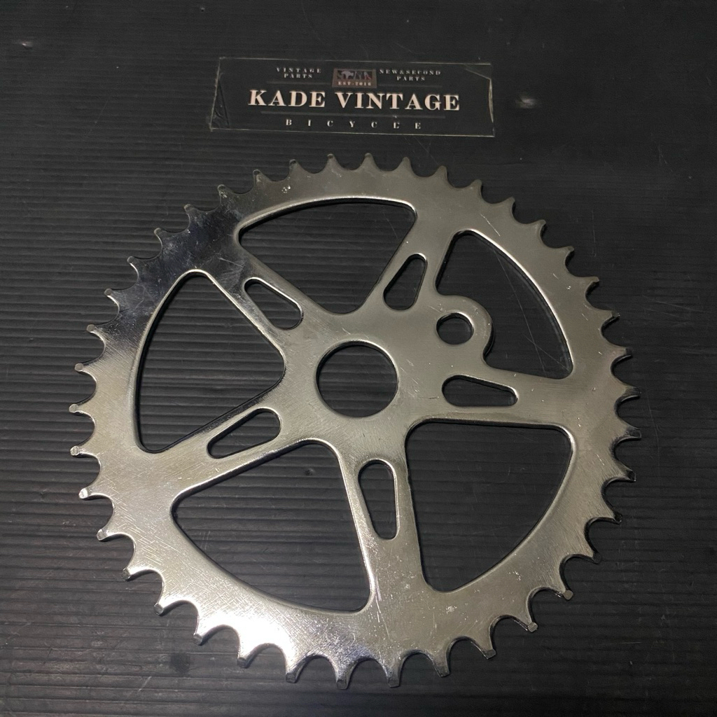 Chainring 40T Gear Silver Chrome Crank OSBMX old school BMX vintage