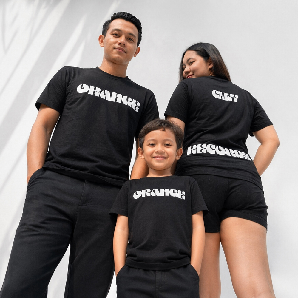 Kaos ORANGE CLIFF - Othmar Mono Tshirt 100% Cotton | Bisa untuk Kaos Ayah Anak | Bisa Untuk Family T