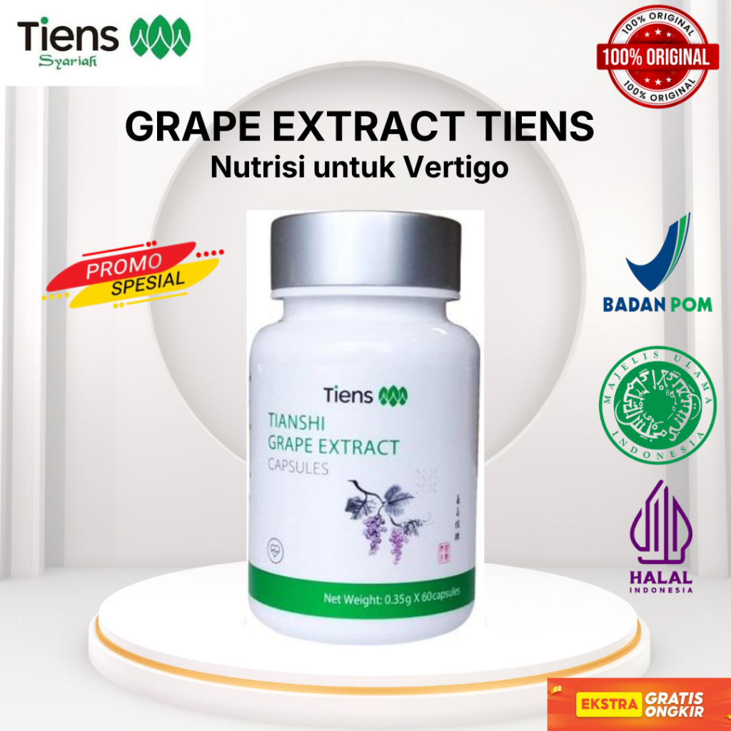 TIENS GRAPE EXTRACT - NUTRISI VERTIGO - ORIGINAL - SUPLEMEN KESEHATAN