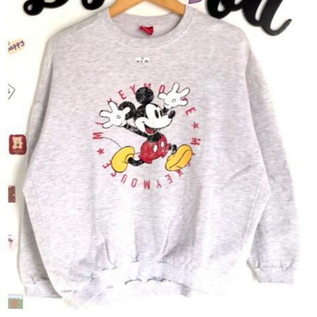 Crewneck Mickey Mouse Crewneck Disney Sweater Mickey