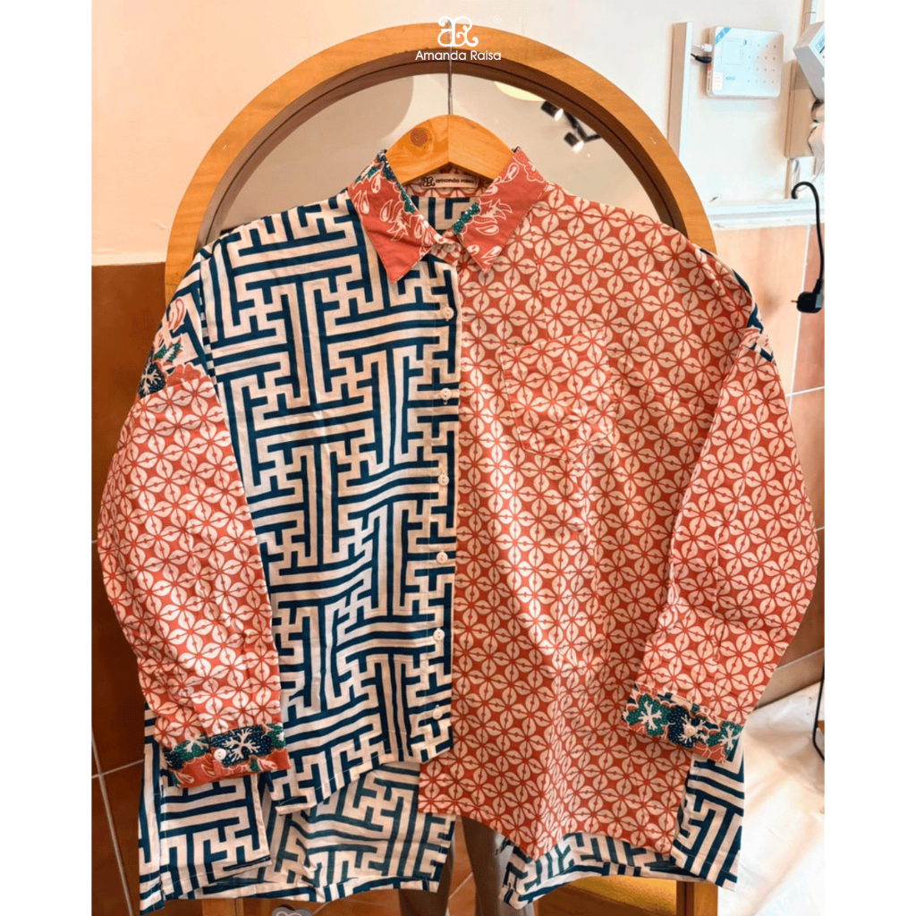 Blouse Batik Baju Atasan Wanita Lusi Loose Top