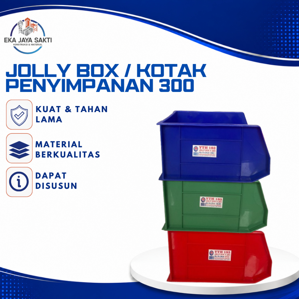 Jolly Box 300 /Keranjang Susun / Keranjang Sparepart / Perkakas Rumah