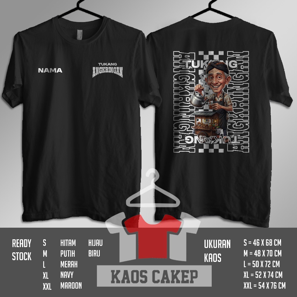 Kaos Tukang Angkringan New Design Gratis Nama Baju Distro
