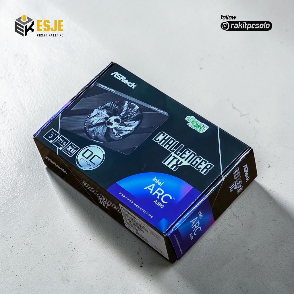 Intel Arc A380 Challenger ITX 6GB VGA OC Asrock / Intel Arc A380