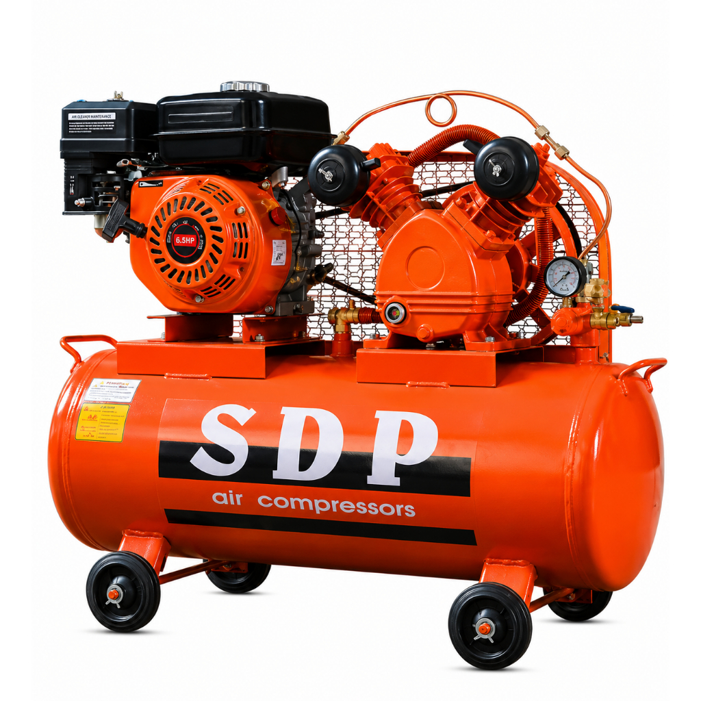 KOMPRESSOR KOMPRESOR UDARA ANGIN LISTRIK 1/2 HP + BENSIN MACFORTH SDP