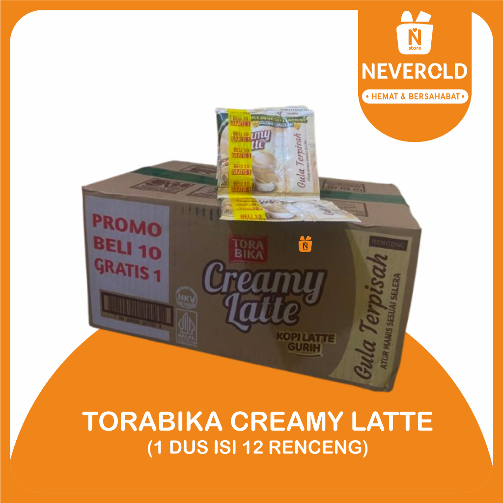 TORABIKA CREAMY LATTE 1 DUS ISI 12 RENCENG