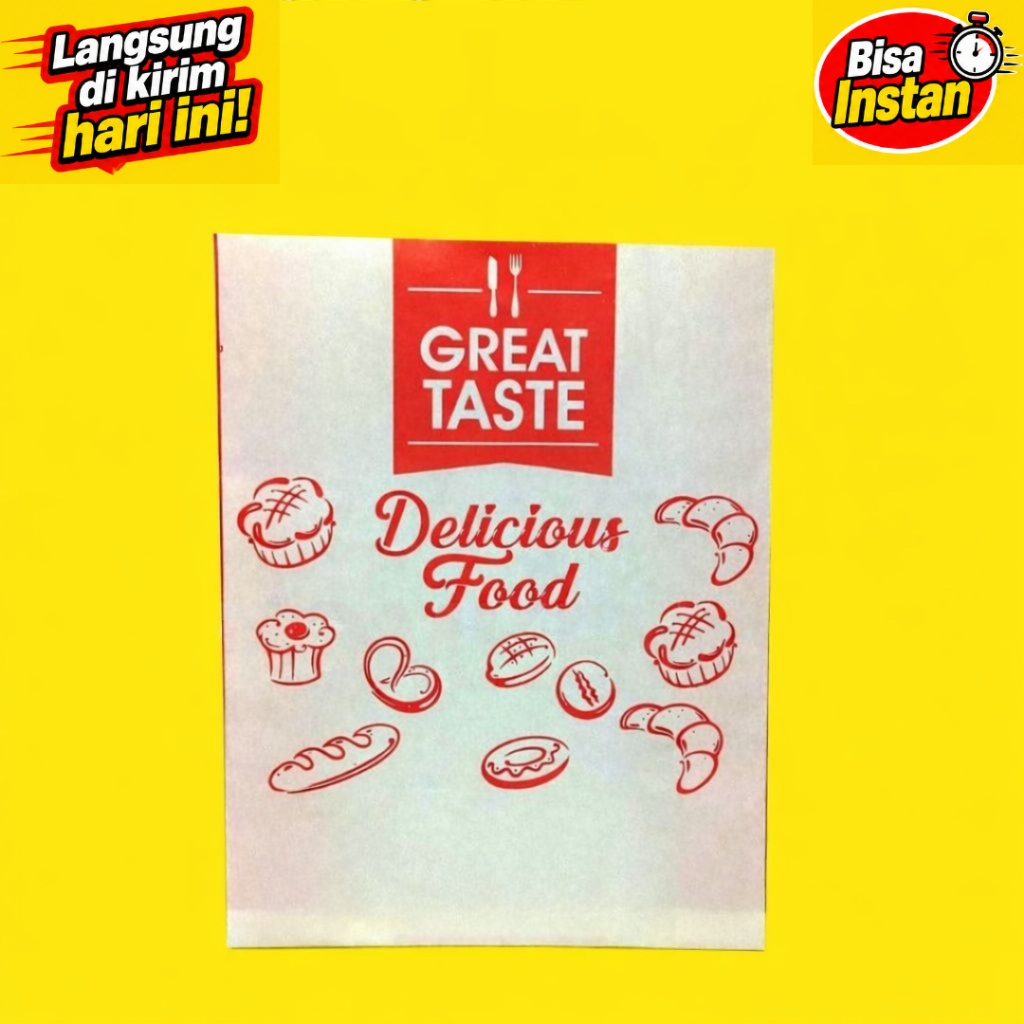 [PROMO] Kemasan Kentang Goreng / Kantong Kentang Goreng / Kantong Kertas Kentang Goreng / Bungkus Ke