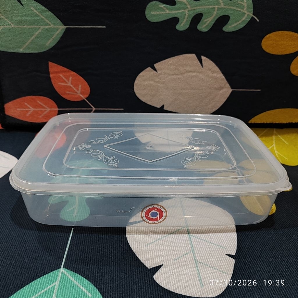 KOTAK KUE BROWNIES UK 2000ML WADAH DONAT BOX MAKAN PLASTIK TRANSPARAN BENING