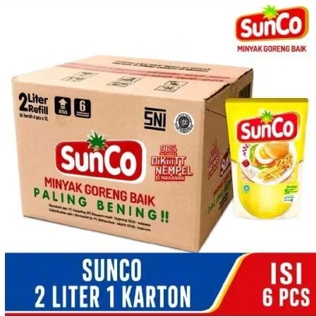 Sunco 1 Dus kemasan 6 x 2 liter