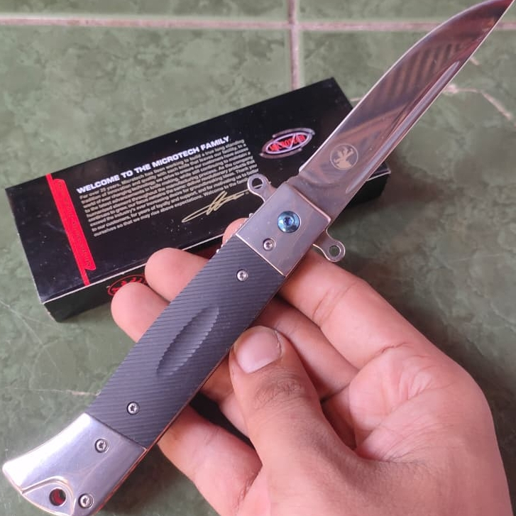 Pisau Lipat Survival FA86 Microtech Outdoor Camping Bushcraft Import