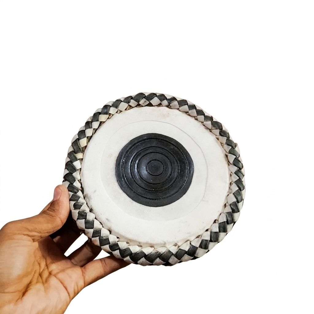 skin Lokal model ketupat putih/ hitam Anyaman ketupat skin dayan buat kendang tabla atau gendang Tak