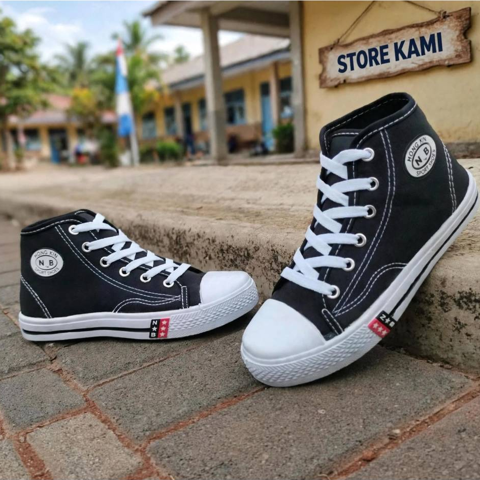 SEPATU SEKOLAH ANAK LAKI LAKI SD SMP SMA SEPATU SEKOLAH ANAK PEREMPUAN TALI KANVAS / SEPATU SEKOLAH 