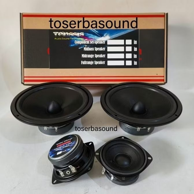Speaker Midbass 6,5 inch plus Speaker Midrange 3 inch Tensis audio mobil