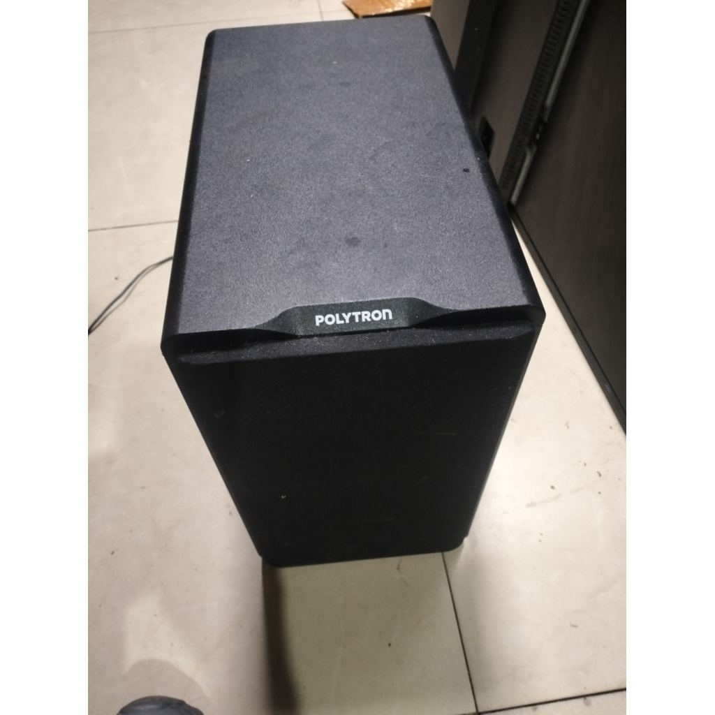SUBWOOFER SOUNDBAR PASIF BEKAS TV POLYTRON 32SERIES