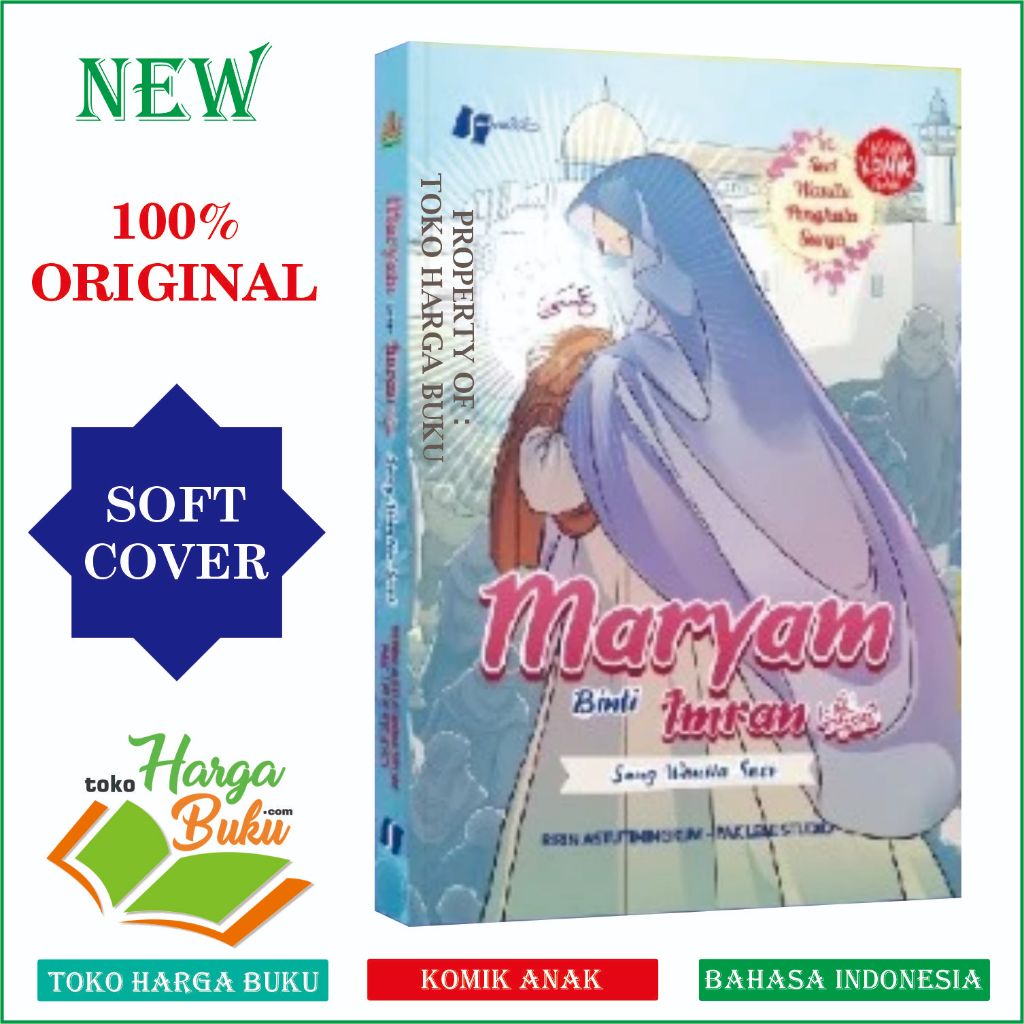 Foto Komik Maryam Binti Imran Sang Wanita Suci FULL COLOR Seri Wanita Penghulu Surga Salsabila Pustaka Al-Kautsar