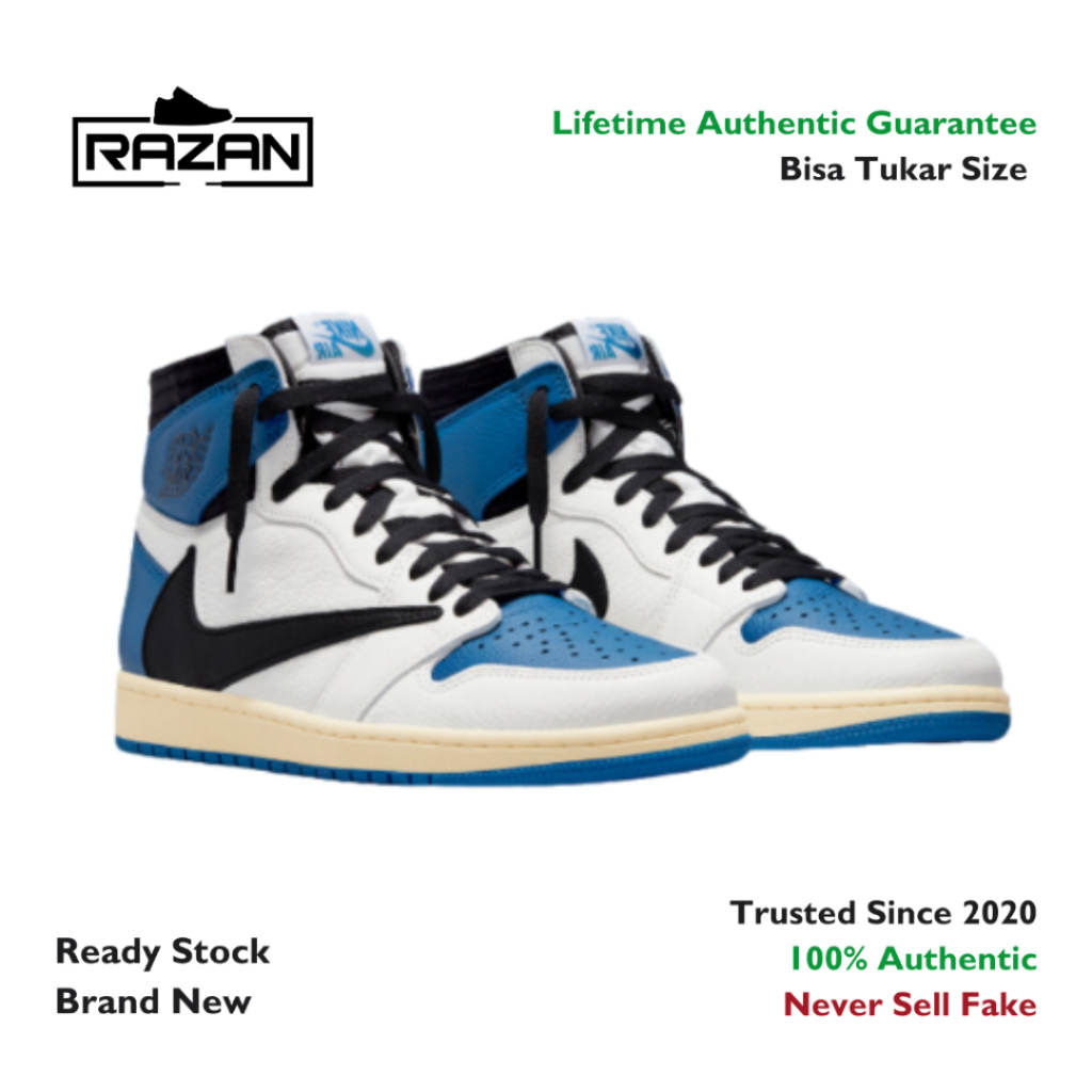Air Jordan 1 High OG SP Travis Scott x Fragment Design 100% Authentic Original