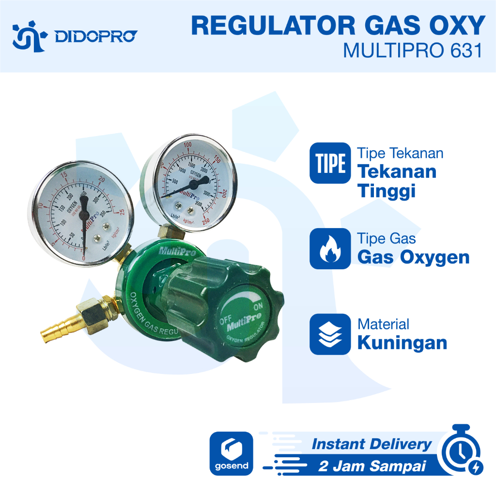 Regulator Las Oksigen MULTIPRO 631 Las Oxygen Multipro Original