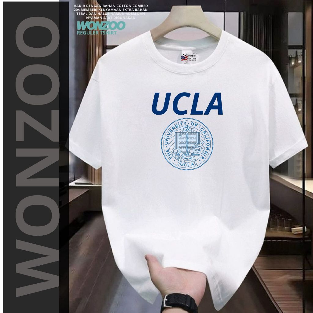 KAOS TSHIRT THE UNIVERSITY OF CALIFORNIA UCLA  LOS ANGELES (PREMIUM QUALITY)