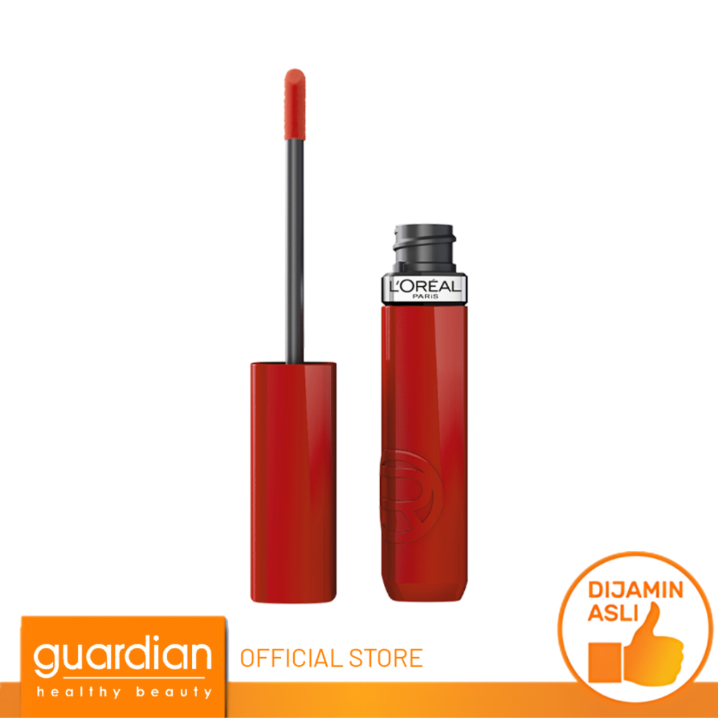 L'Oreal Paris Infallible Laque Resistance - Lip Cream Glossy Pigmented Nyaman Lipstik Transferproof 