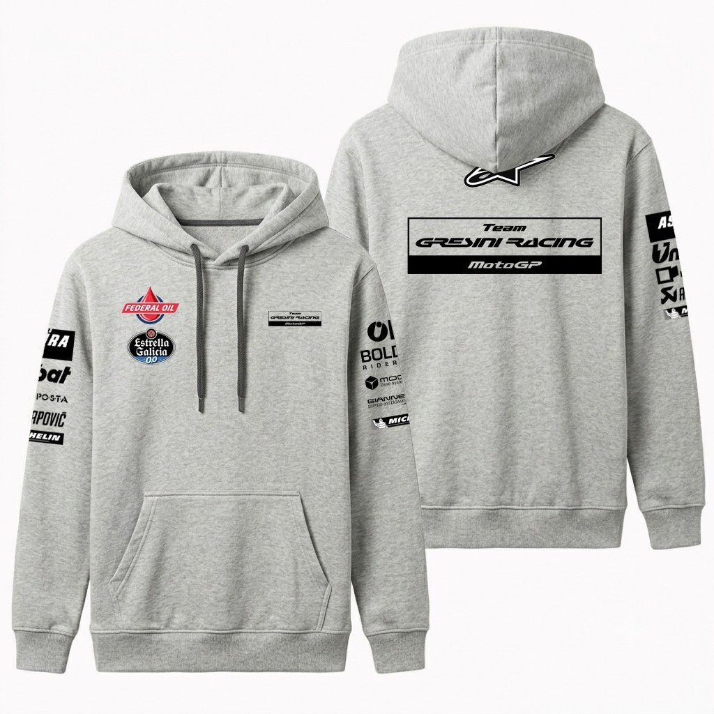 Jaket Hoodie Jumper GRESINI Cotton CVC Fleece by lokomotive
