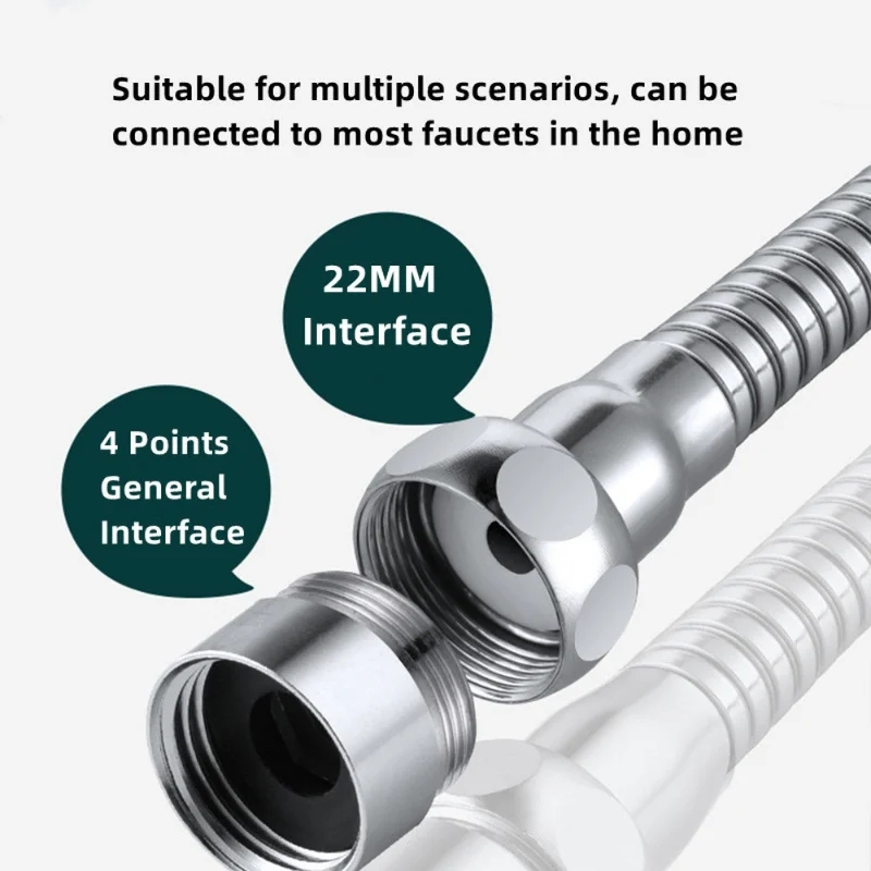 Sambungan Kran Flexible Stainless Steel Faucet Extender Universal Kran Wastafel