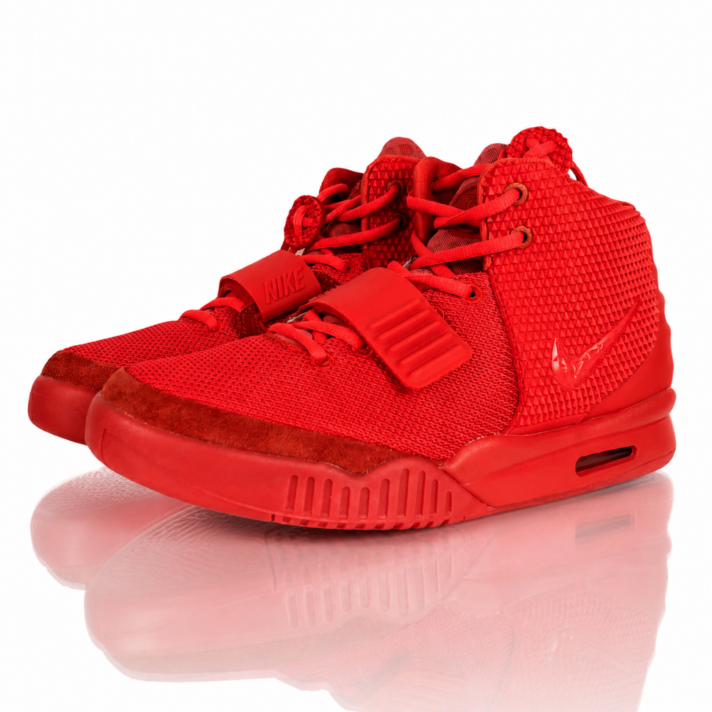 Nike Air Yeezy 2 SP Red October Merah Unisex Pria Wanita Size US 9