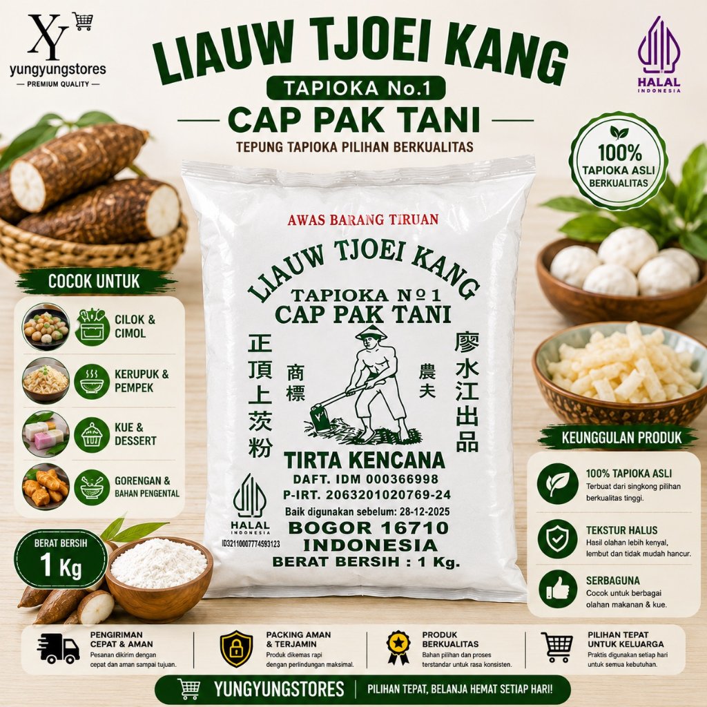 Tepung Sagu Tani LIAUW TJOEI KANG 1 Kg