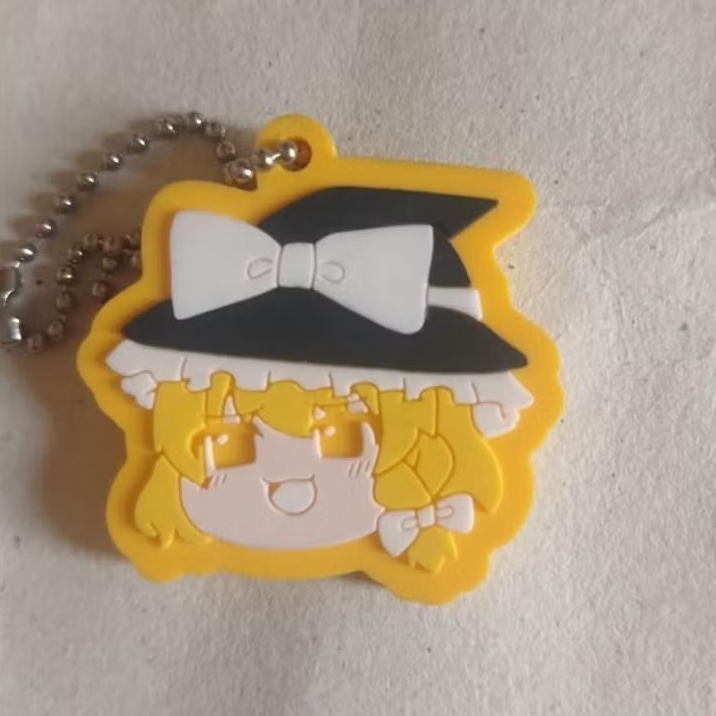 Touhou Marissa Kirisame Yukkuri Rubber Keychain