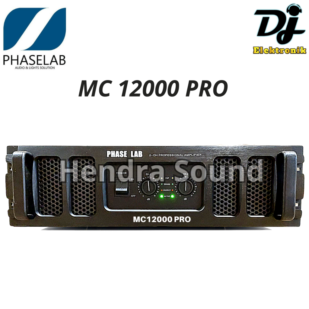 Power Amplifier Phaselab MC 12000 PRO / MC12000 PRO - 2 channel Phase Lab