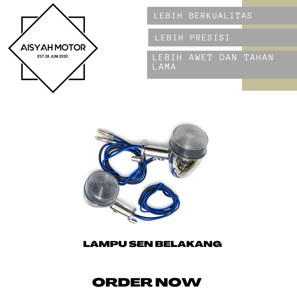 Reflektor Lampu Sen Belakang Honda Scoopy Karbu Tahun 2010
