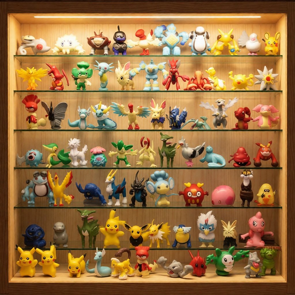 Mainan Pajangan Figure Pokemon Isi 24 pcs