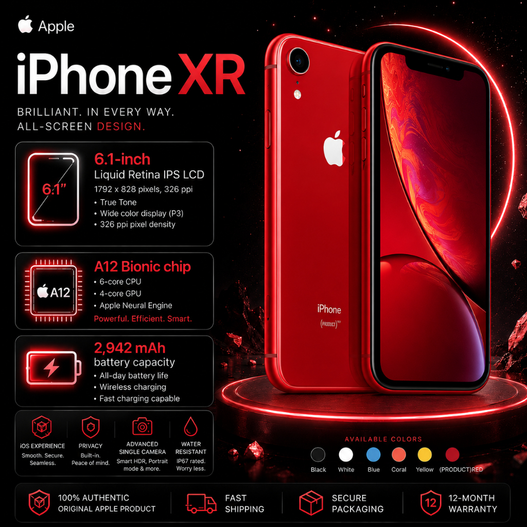 Ip XR 64GB/128GB/256GB Secondhand Like New Original Bergaransi