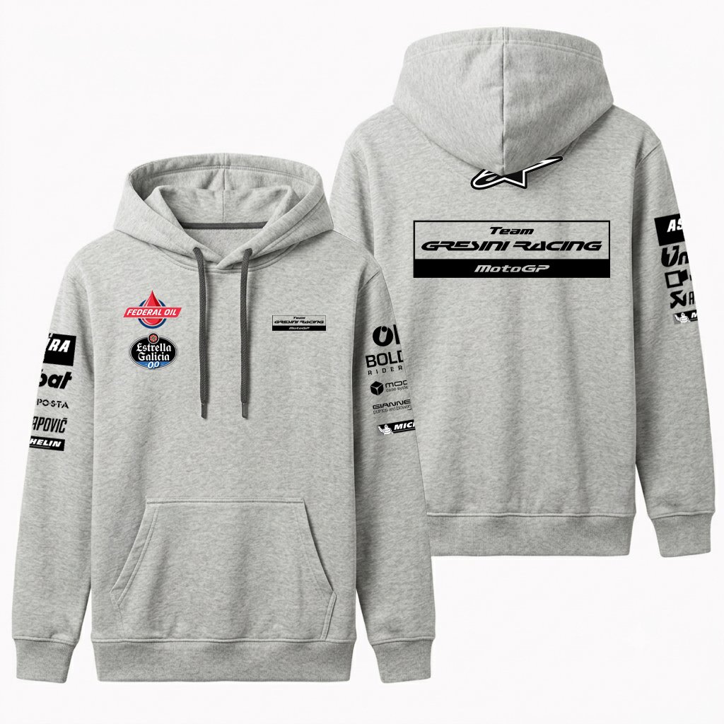 Jaket Hoodie Jumper GRESINI Cotton CVC Fleece by lokomotive