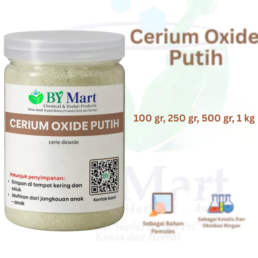 BY KIMIA & HERBAL - Cerium oxide / Penghilan baret kaca / Obat baret Kaca