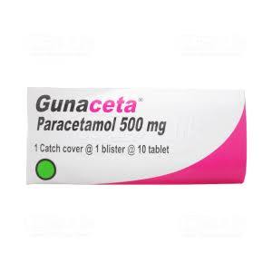 Gunaceta Paracetamol 650 mg tablet perstrip