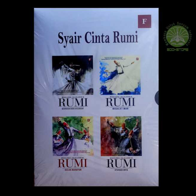 Paket Buku Syair Cinta Rumi - Jalaluddin Rumi Syarah Cinta Maqalat Iman Suluk Harapan Penerbit Forum