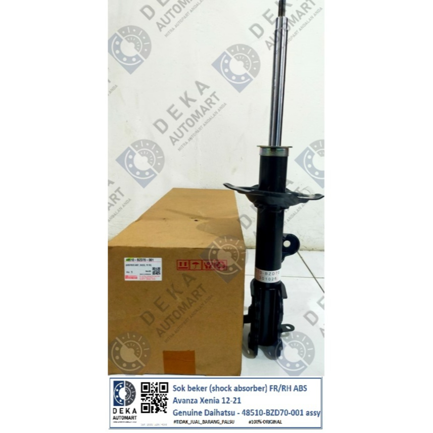 Sok beker (shock absorber) Genuine Daihatsu FR/RH ABS untuk Avanza Xenia 12-21 (48510-BZD70-001 assy
