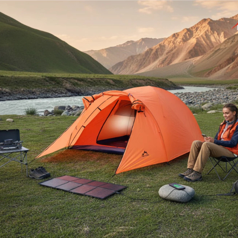 Tenda Dome 4-5 Org Double Layer Snile Malcone Waterproof