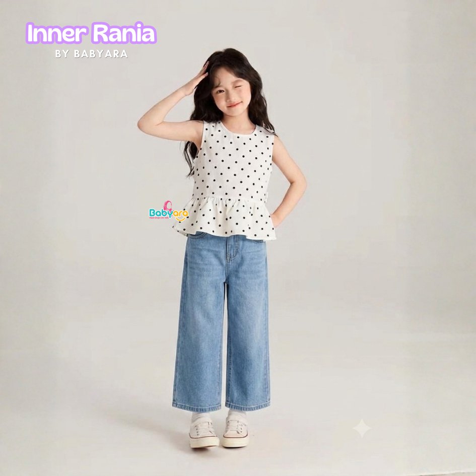 Rania Inner by Babyara atasan polkadot couple