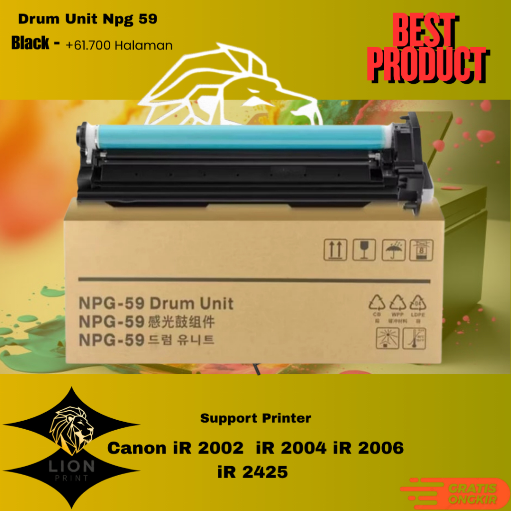 Drum Original Unit Canon NPG 59 FOR Fotocopy Canon iR 2002 2004 2006