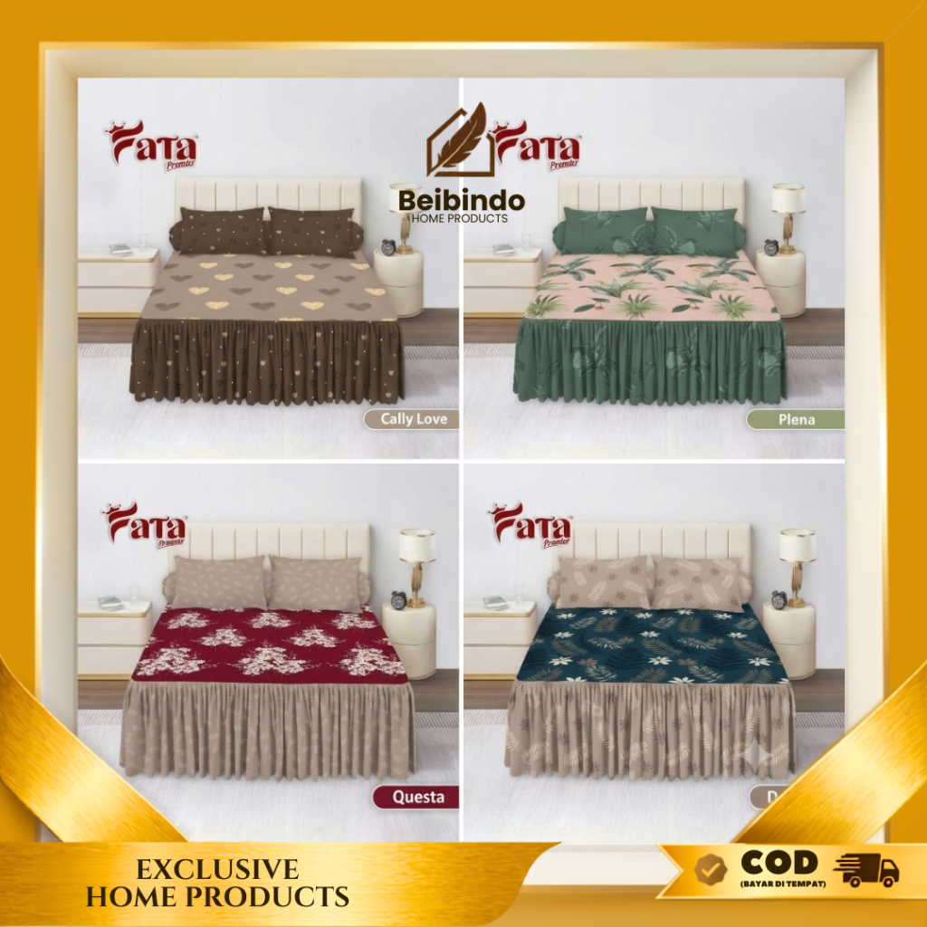 FATA - Sprei Rumbai / Seprai Rumbai FATA Ukuran King 180x200x30